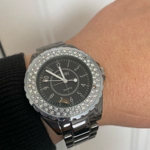 Black stainless steel water resistant Sinobi watch